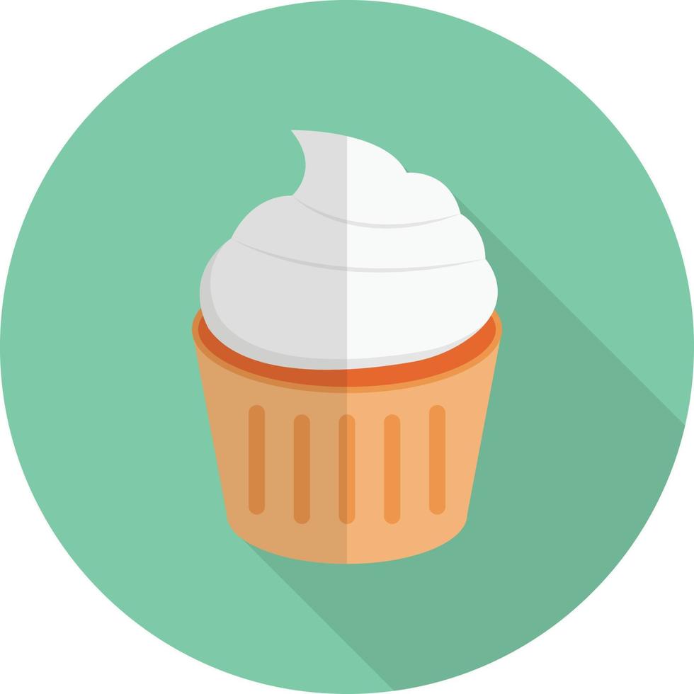 cupcake vectorillustratie op een background.premium kwaliteit symbolen.vector pictogrammen voor concept en grafisch ontwerp. vector