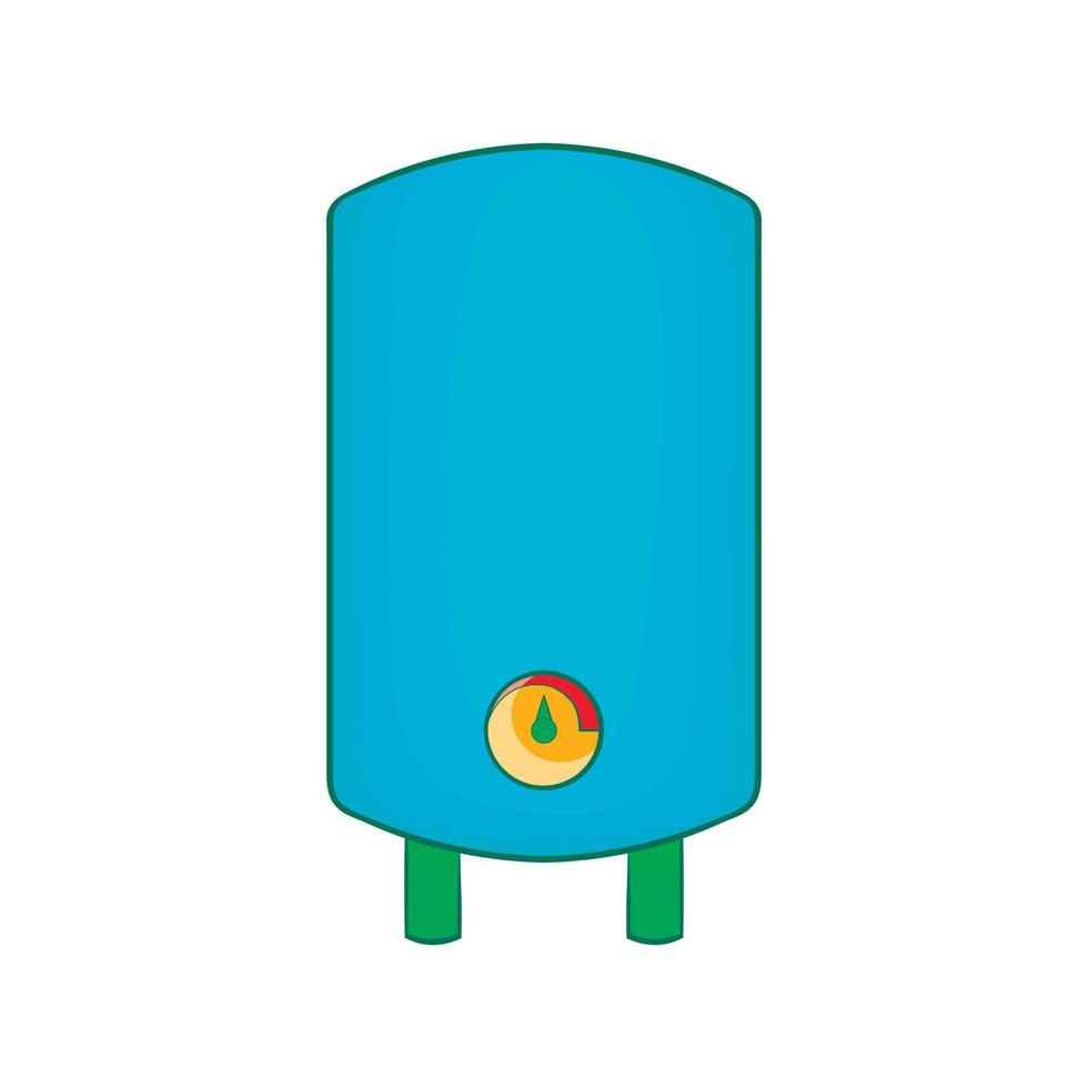 boiler, water kachel icoon, tekenfilm stijl vector