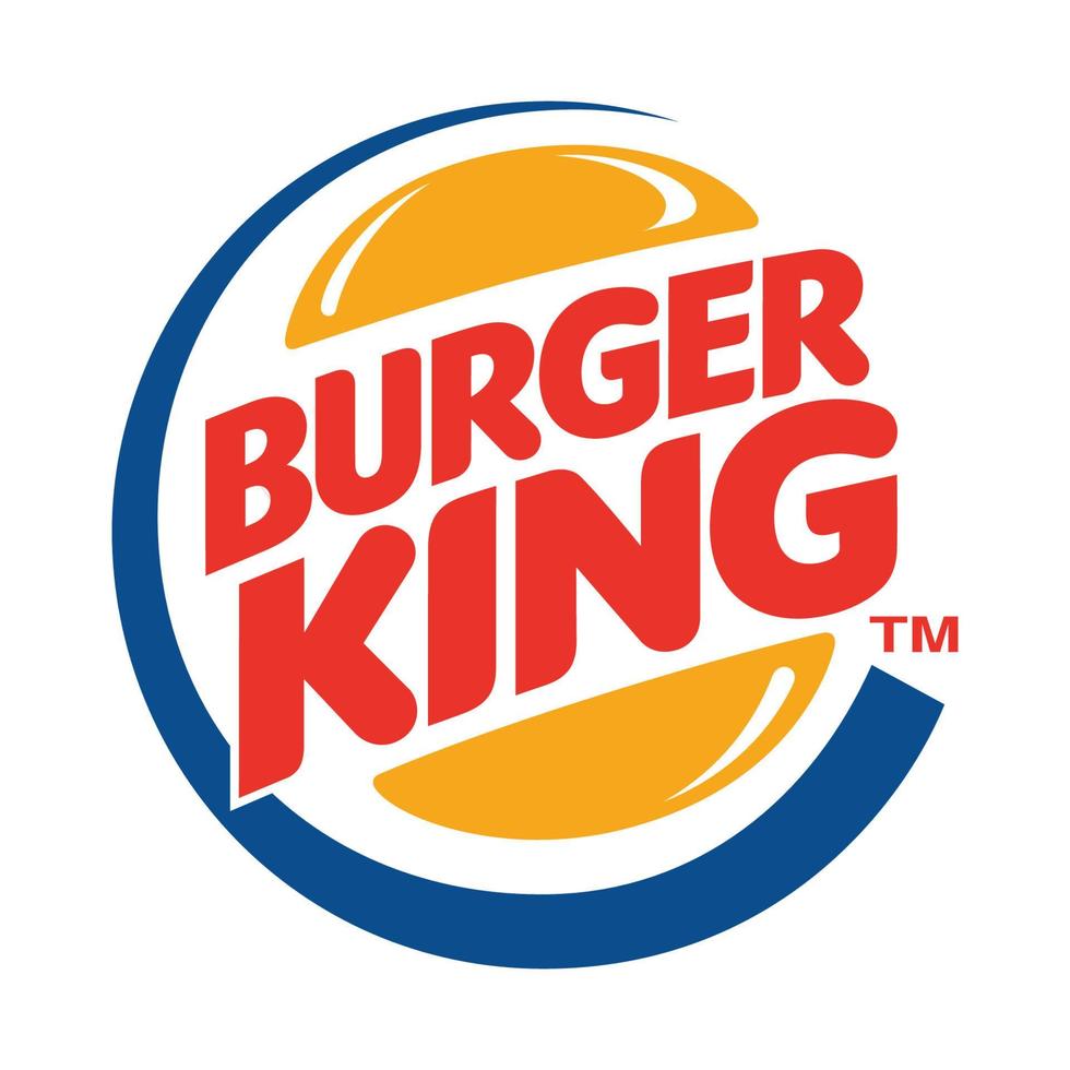 hamburger koning oud logo Aan transparant achtergrond vector