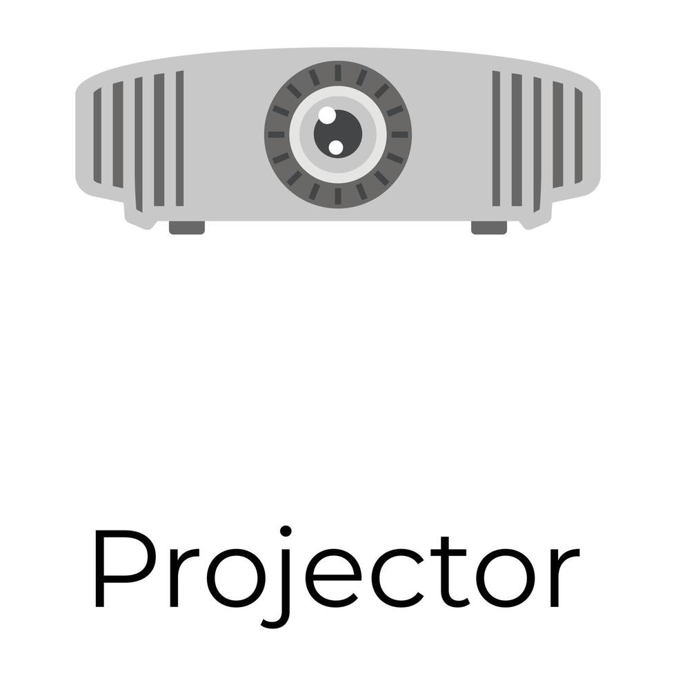 trendy projectorconcepten vector