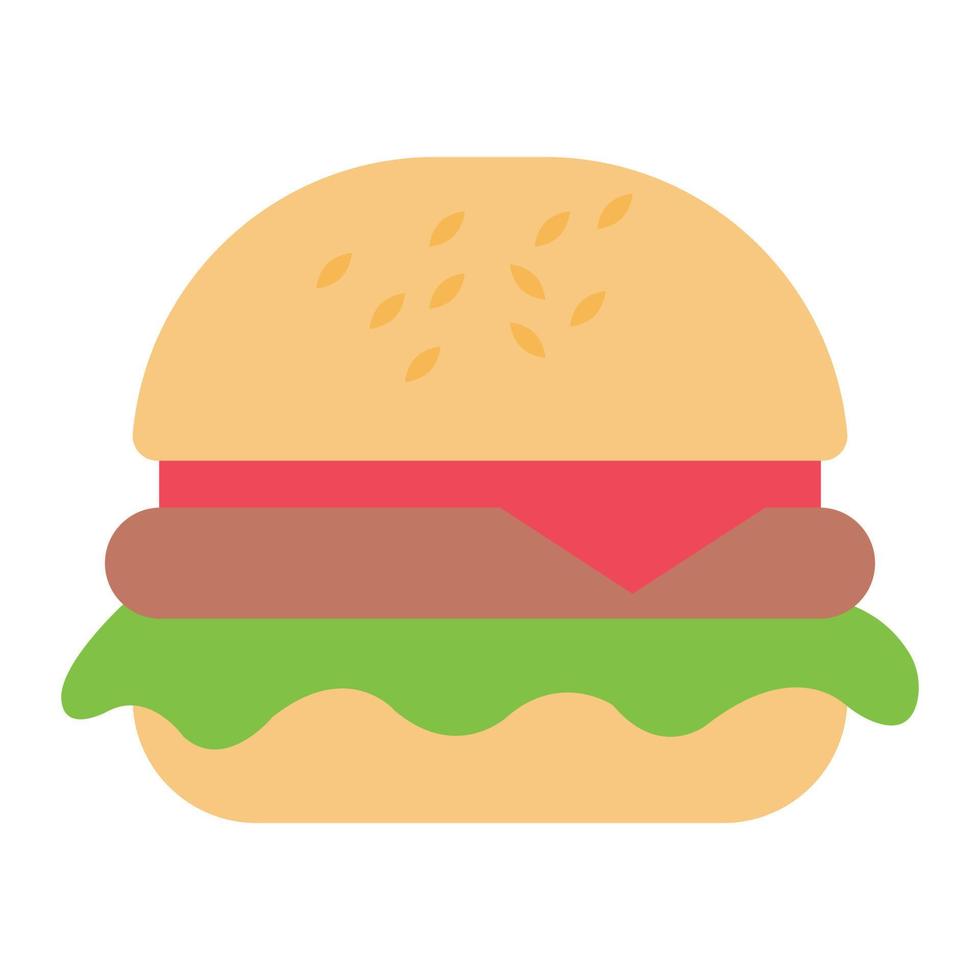 hamburger vectorillustratie op een background.premium kwaliteit symbolen.vector pictogrammen voor concept en grafisch ontwerp. vector