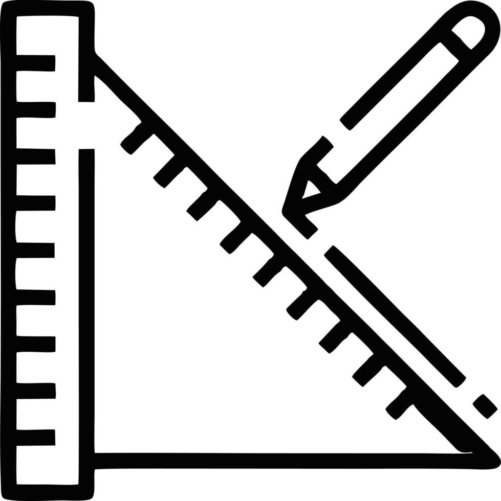 potloodpictogram in zwart vectorbeeld, illustratie van potlood in zwart op witte achtergrond, een penontwerp op een witte achtergrond vector