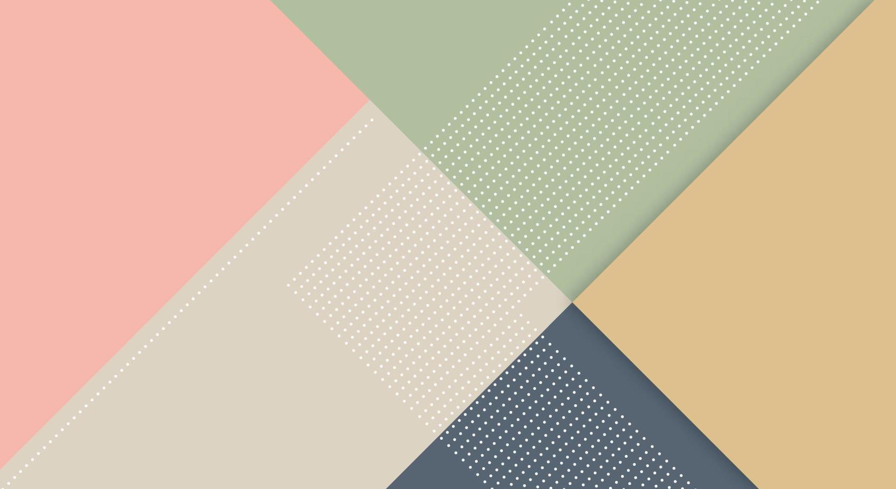 abstract papier kleurrijk achtergrond met Memphis papercut stijl en pastel kleur voor behang vector