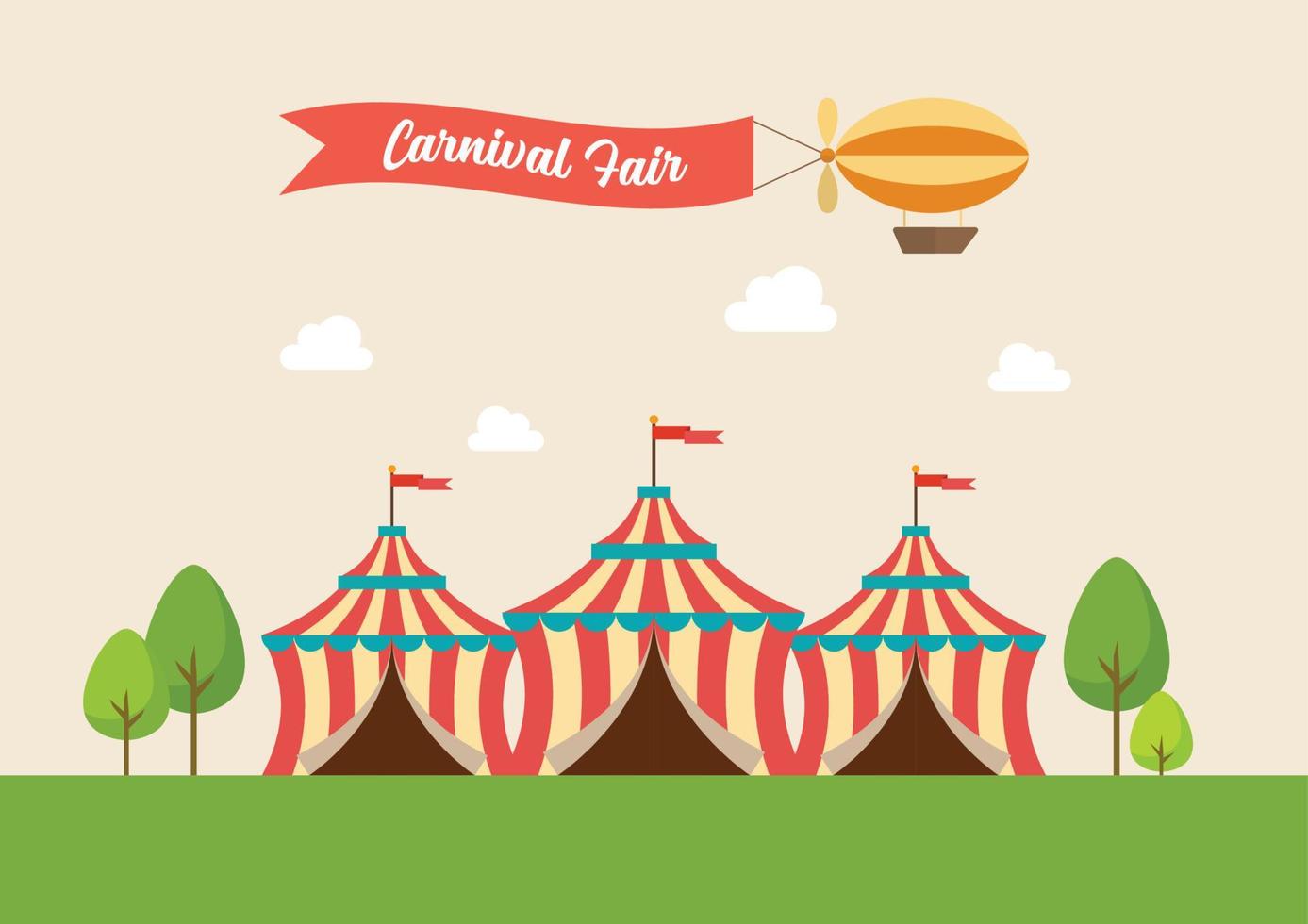 circus tent vector illustratie