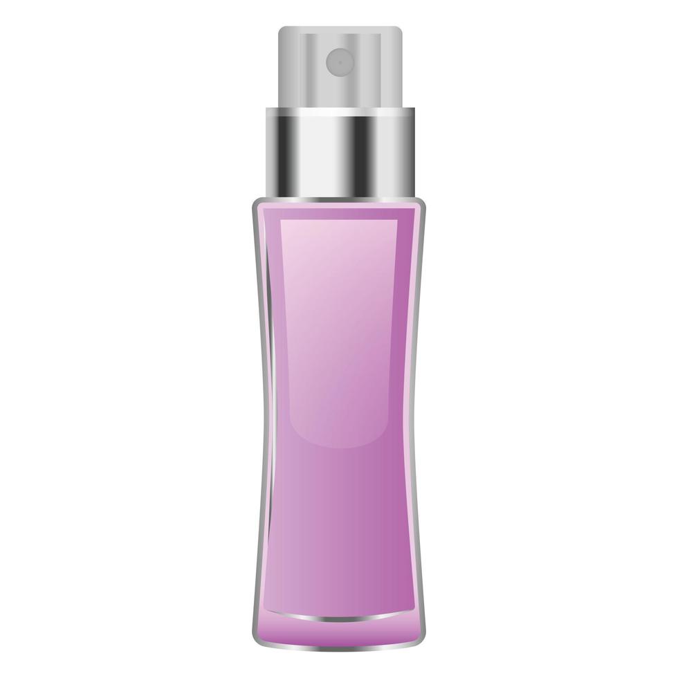 roze parfum model, realistisch stijl vector