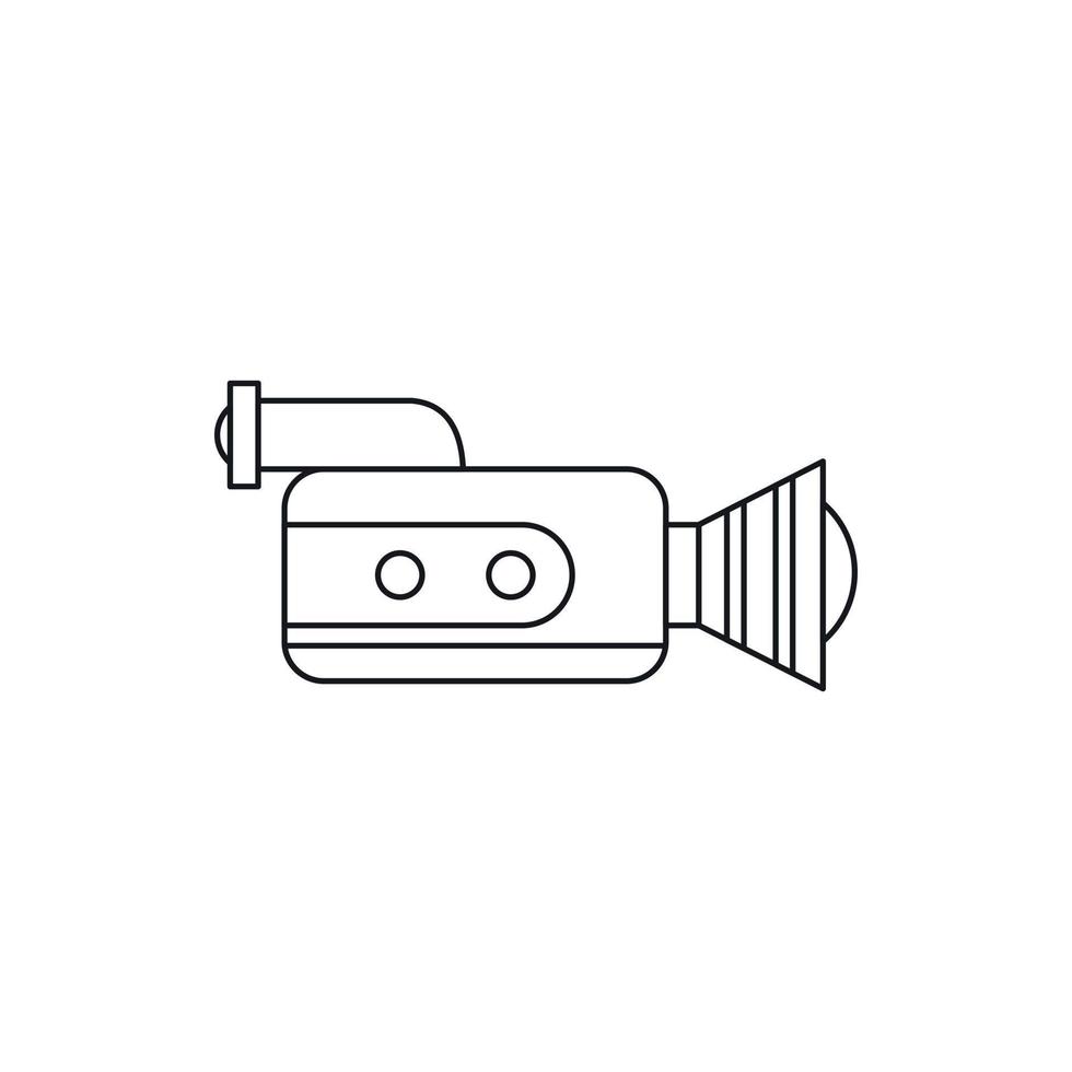 video camcorder met video cassette icoon vector