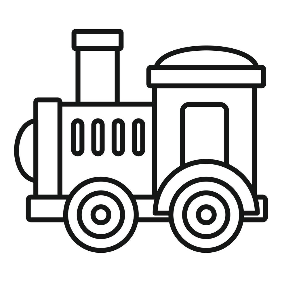 speelgoed- trein icoon, schets stijl vector