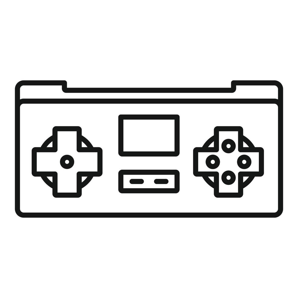 gaming controleur icoon, schets stijl vector