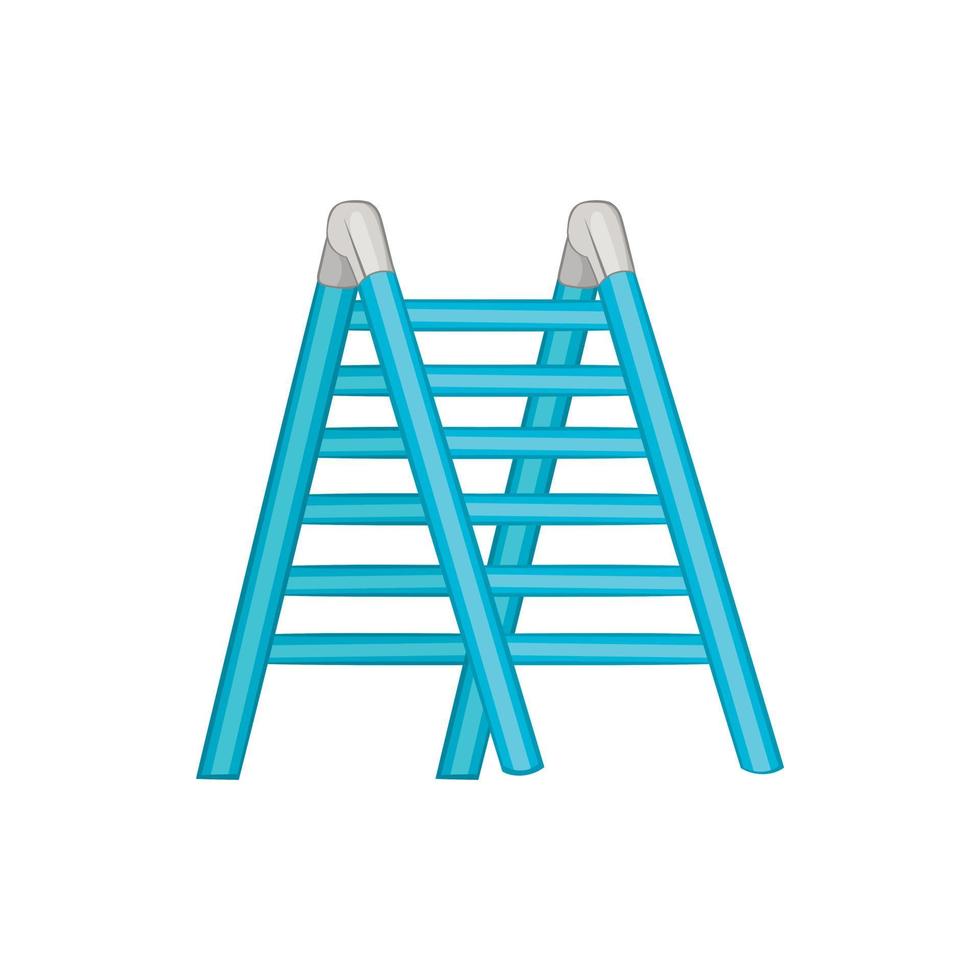 ladder icoon, tekenfilm stijl vector