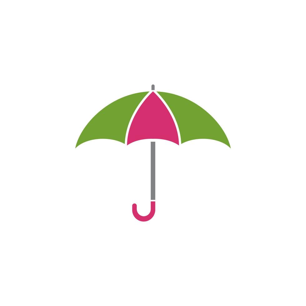 paraplu logo sjabloon vector icoon illustratie
