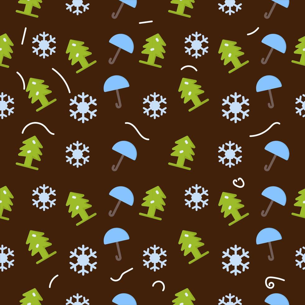 winter naadloos vector patroon