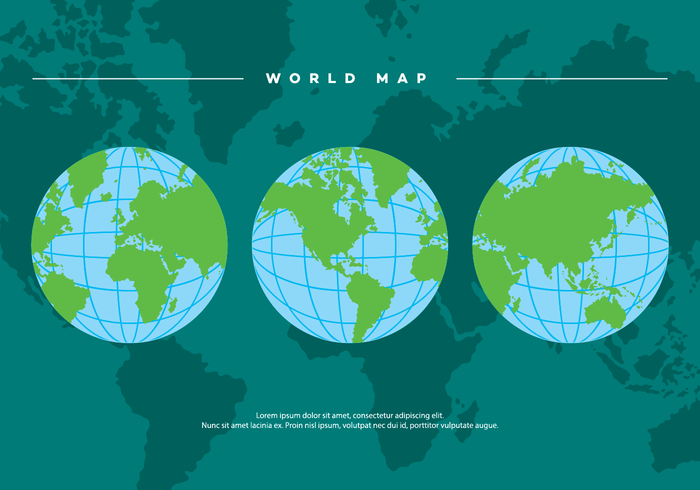 Globe Vector Achtergrond