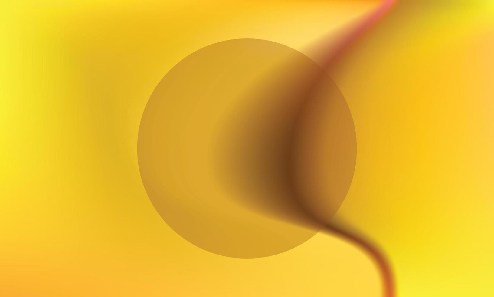 geel oranje abstract kromme achtergrond vector illustratie