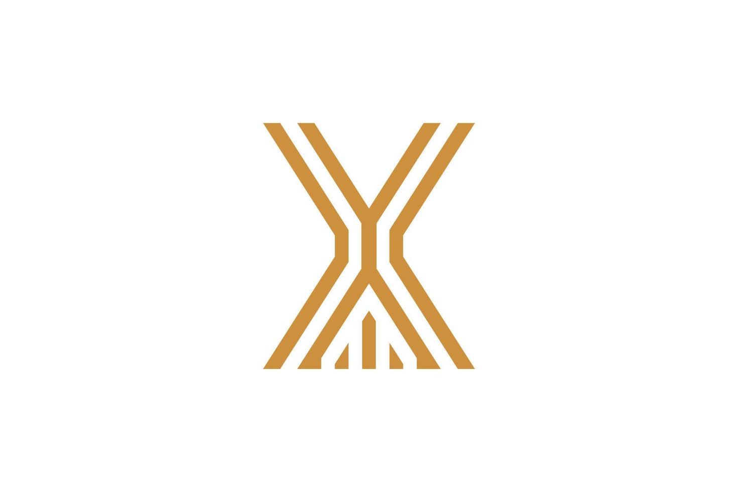gemakkelijk en modern brief y monoline logo vector