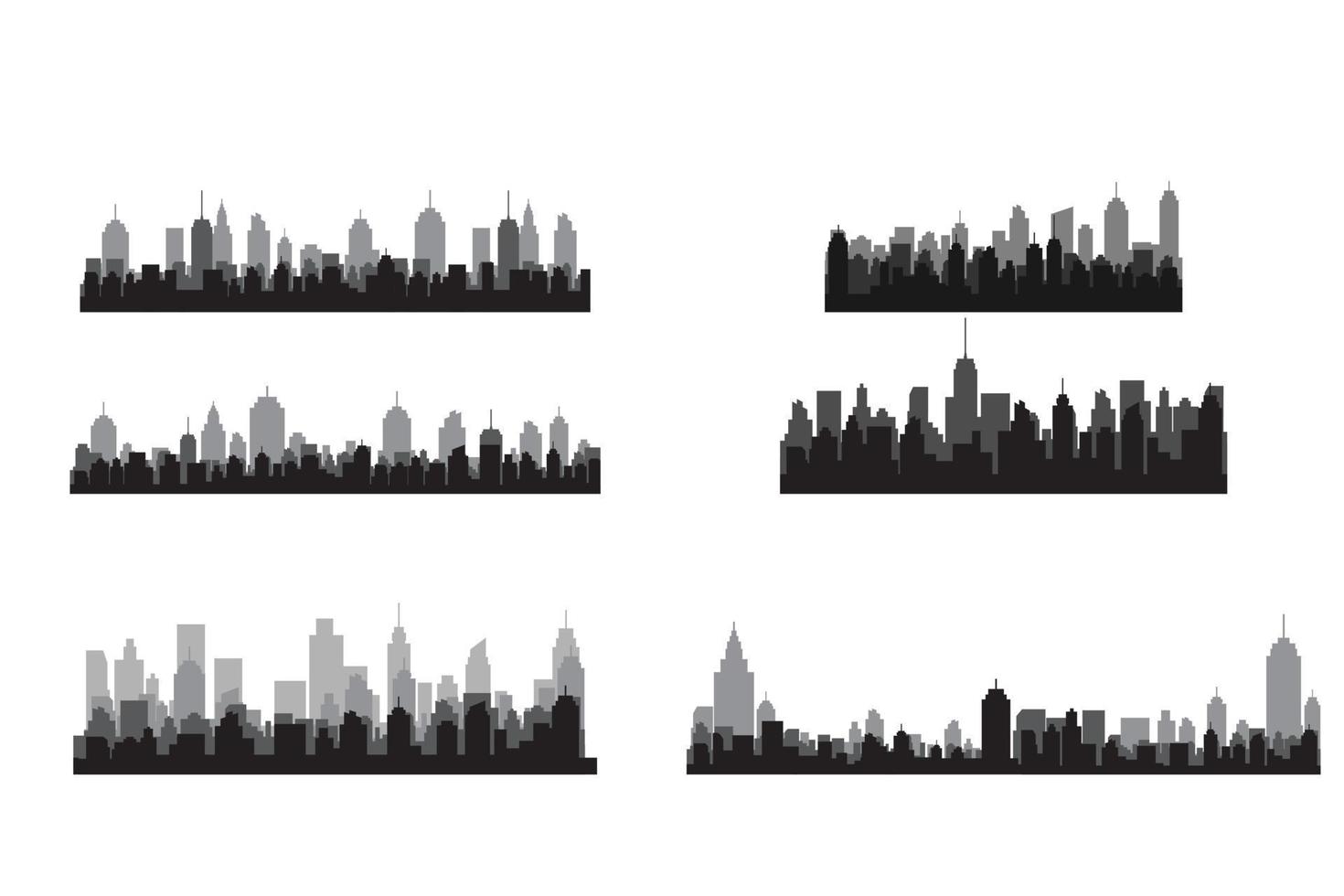 moderne stad skyline vectorillustratie vector