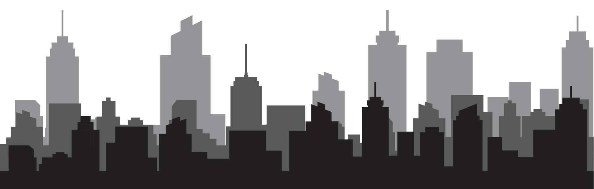 moderne stad skyline vectorillustratie vector