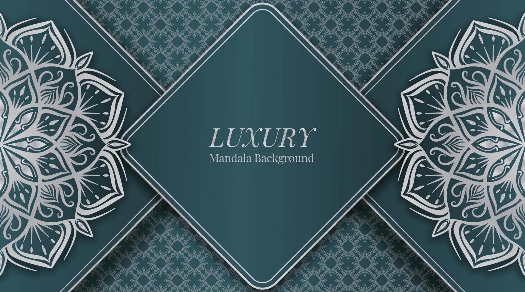 luxe sier- mandala, vector ontwerp