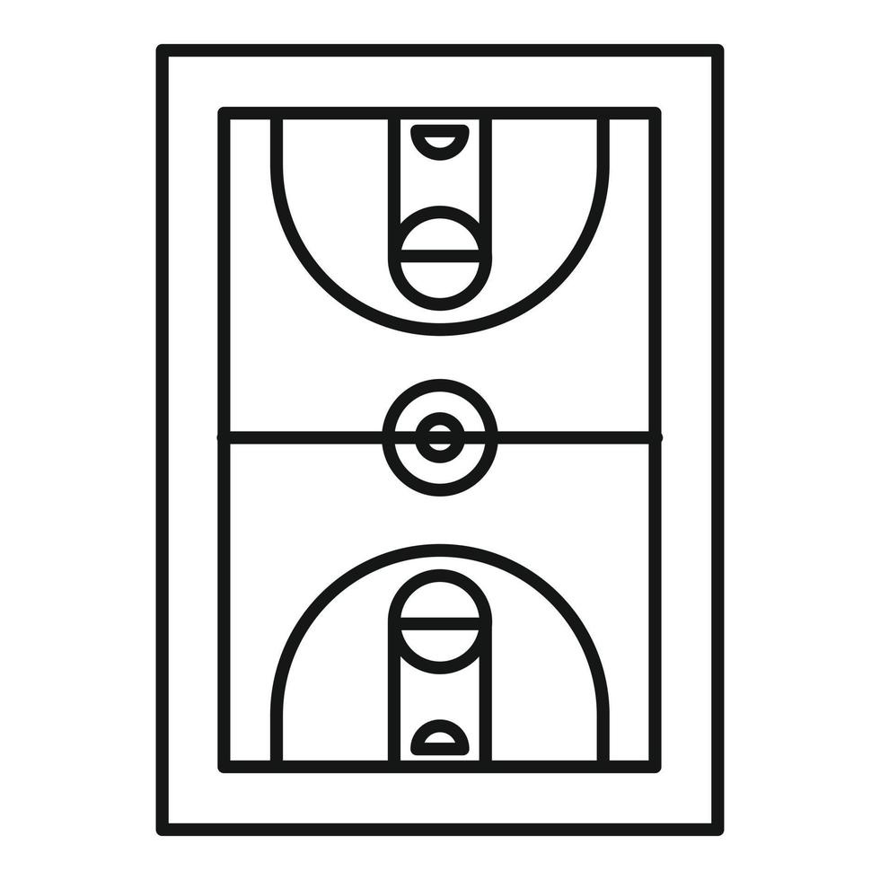 sport basketbal icoon, schets stijl vector