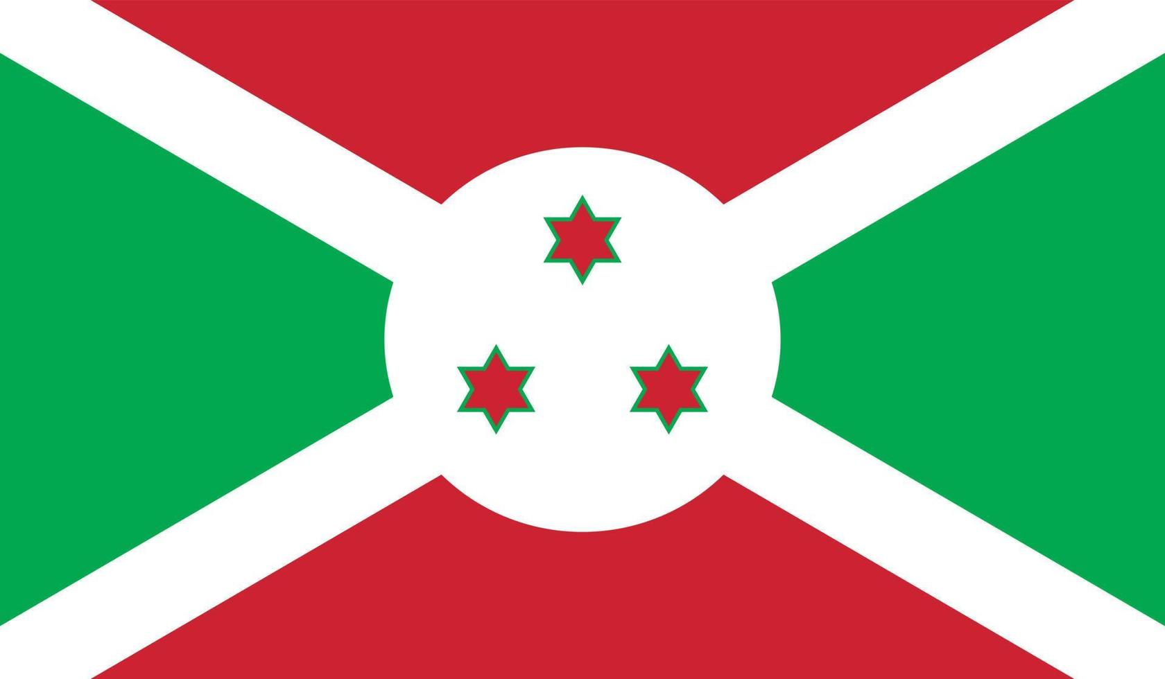 Burundi vlag beeld vector