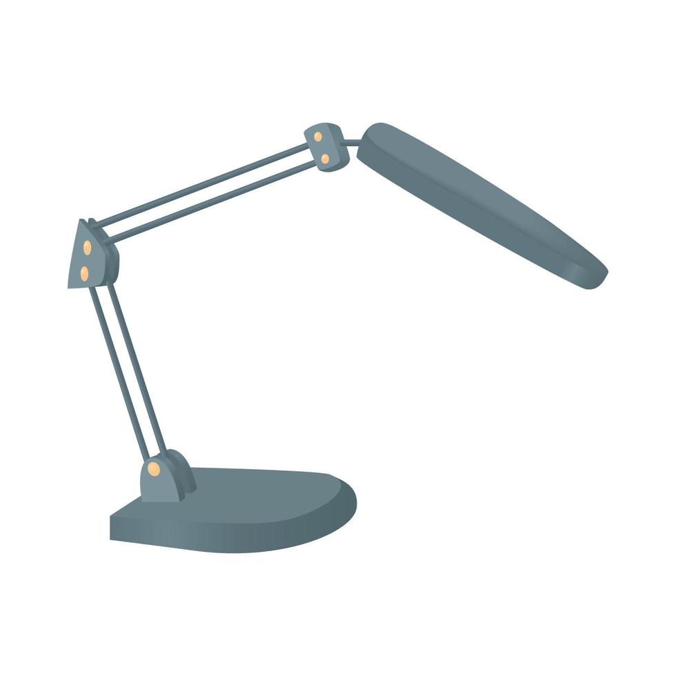 tafel lamp icoon, tekenfilm stijl vector
