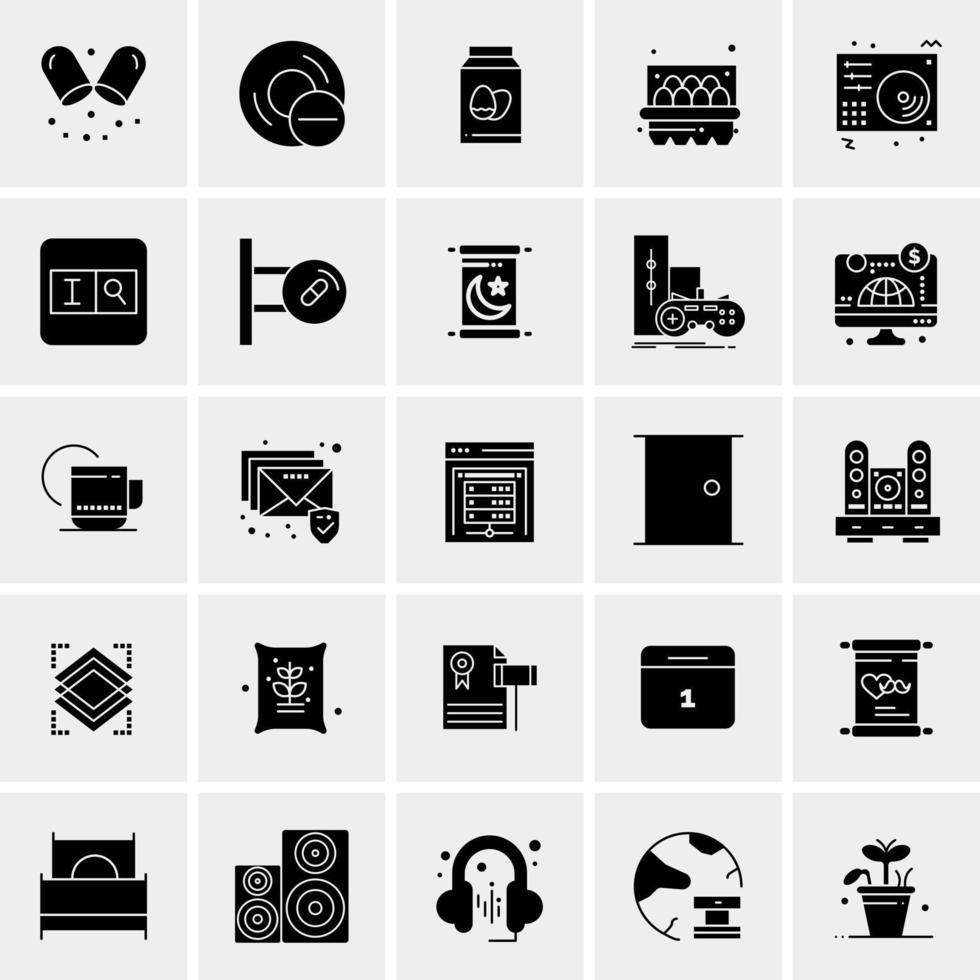 25 universeel bedrijf pictogrammen vector creatief icoon illustratie naar gebruik in web en mobiel verwant project