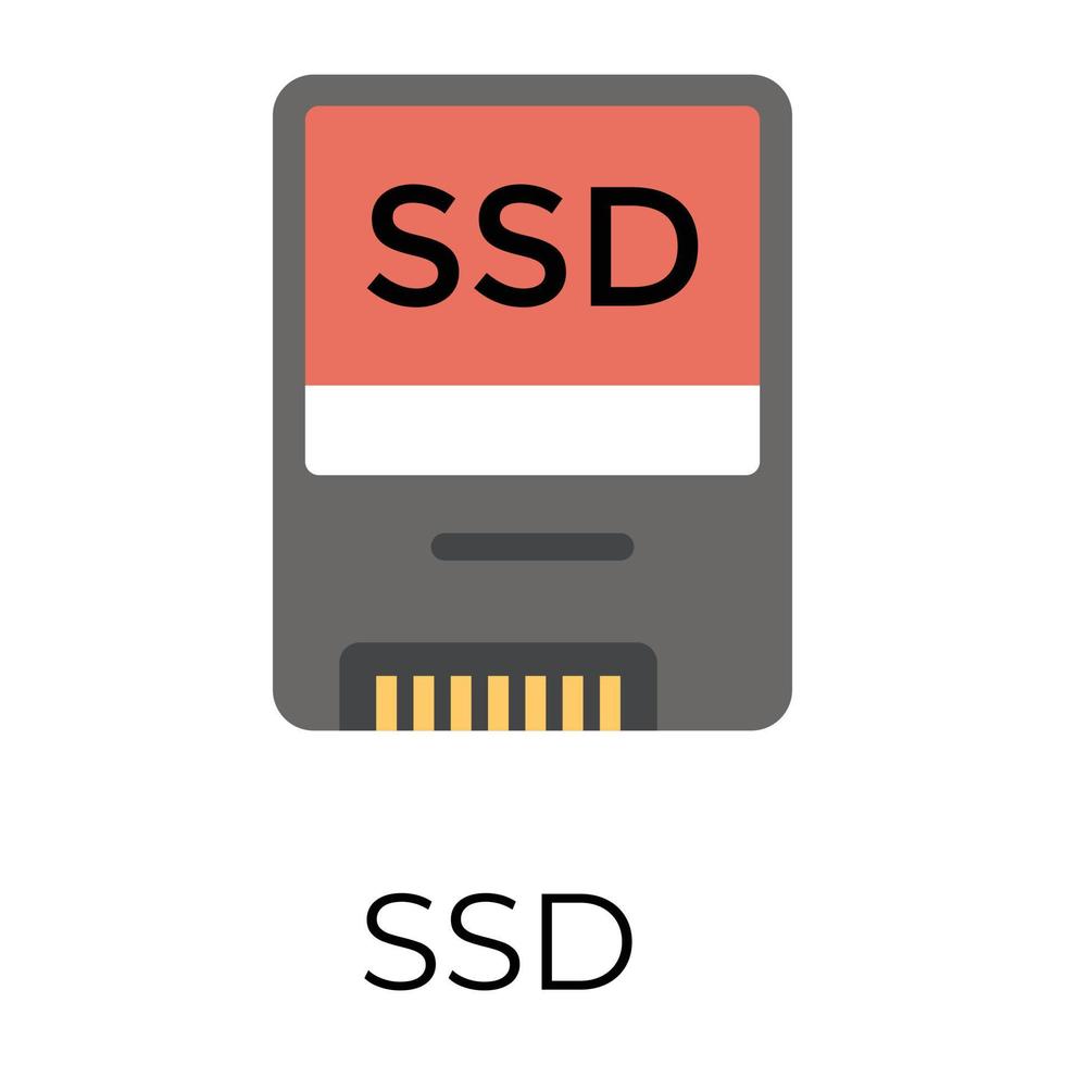 modieus ssd concepten vector