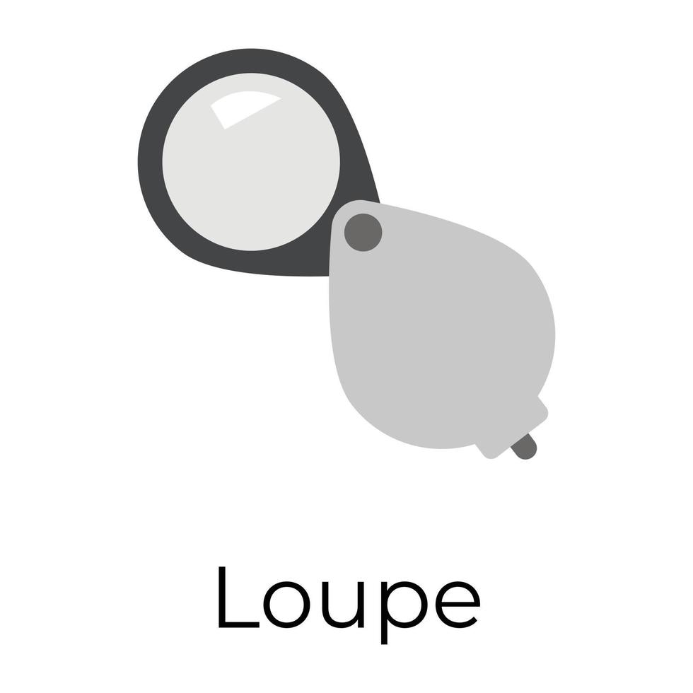 modieus loupe concepten vector