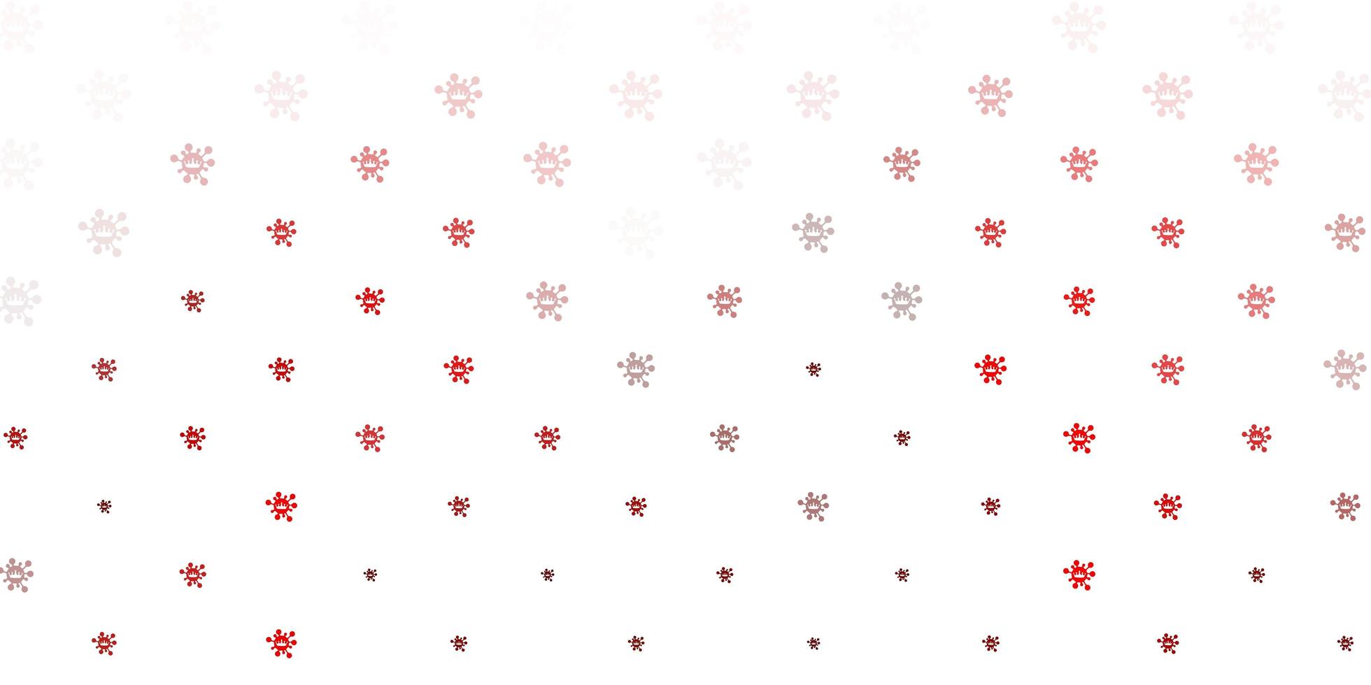rode virussymbolen op witte achtergrond vector