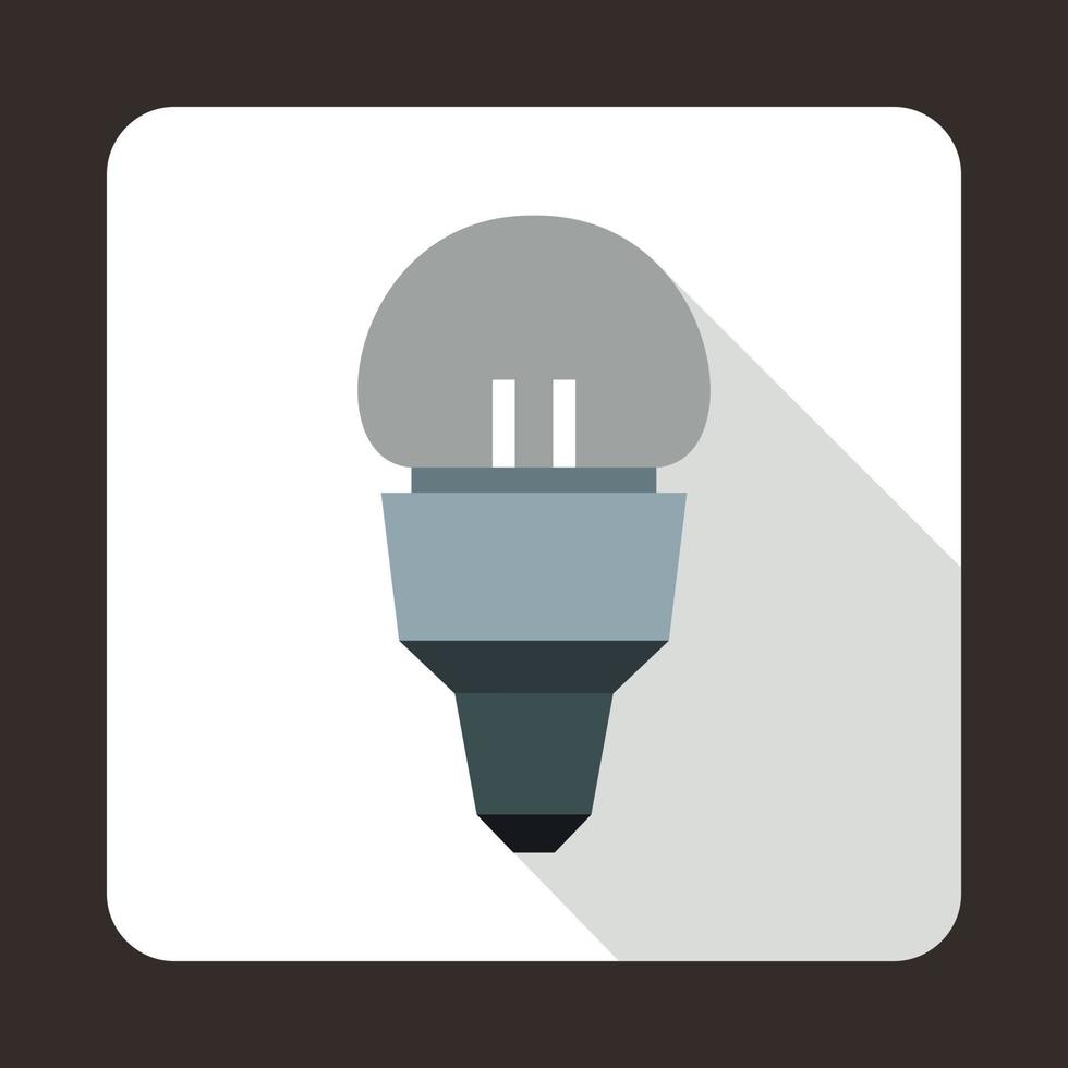 reflector lamp icoon, vlak stijl vector