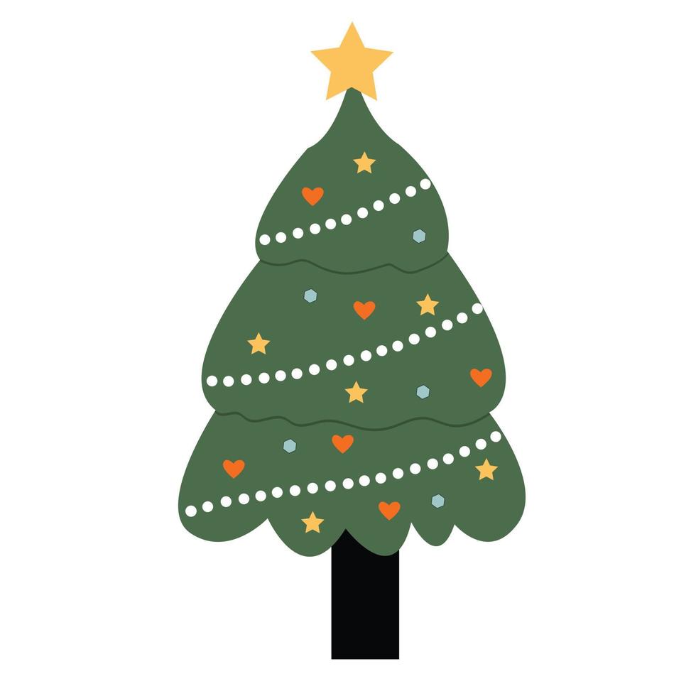 kerstboom clipart vector