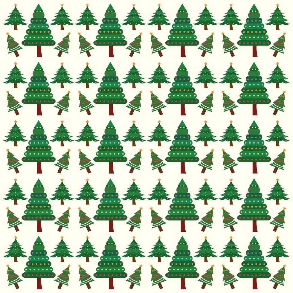 kerstboom naadloze patroon vector