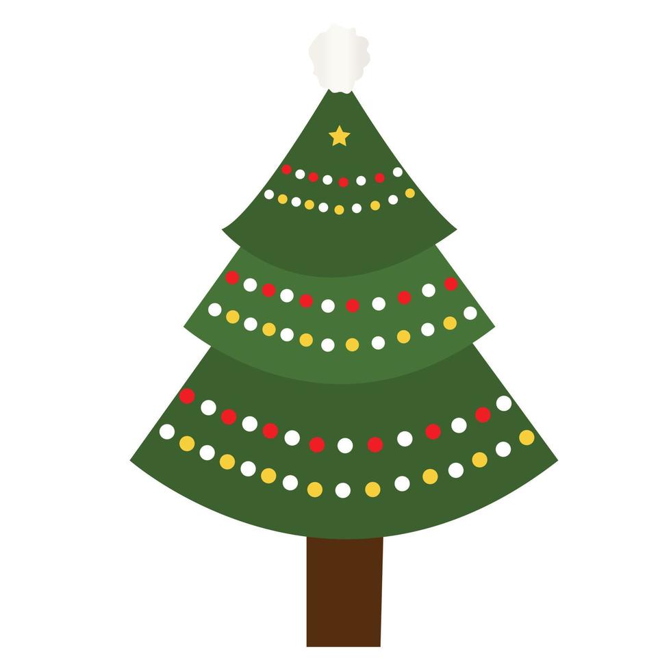 kerstboom clipart vector