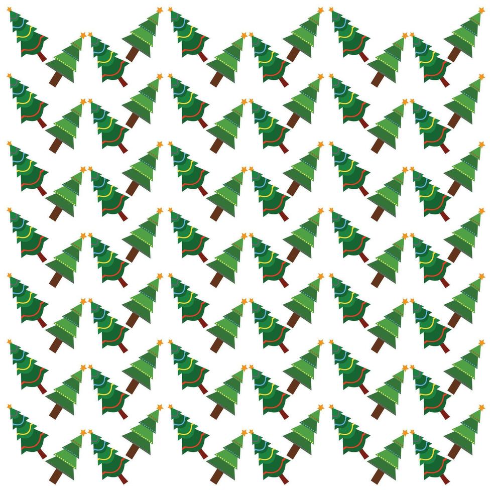 kerstboom naadloze patroon vector