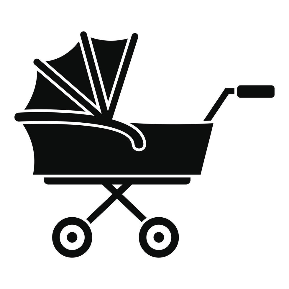 kind trolley icoon, gemakkelijk stijl vector