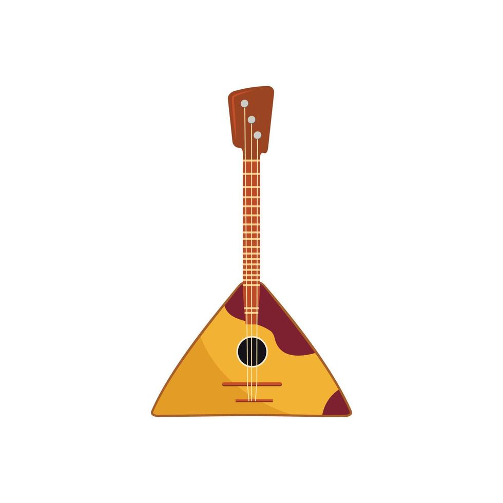 balalaika icoon in tekenfilm stijl vector