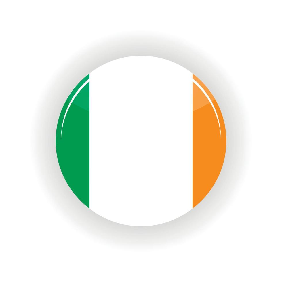 Ierland icoon cirkel vector