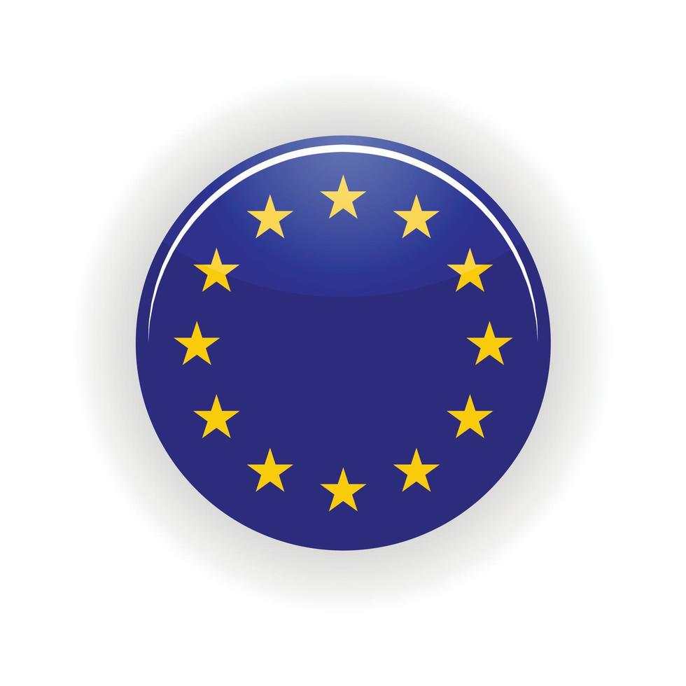 Europese unie icoon cirkel vector