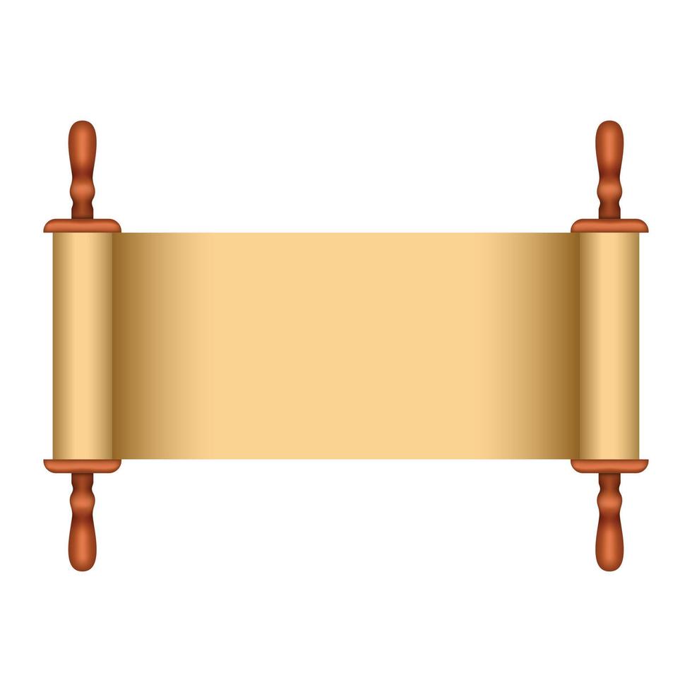 gerold oud papyrus het dossier model, realistisch stijl vector