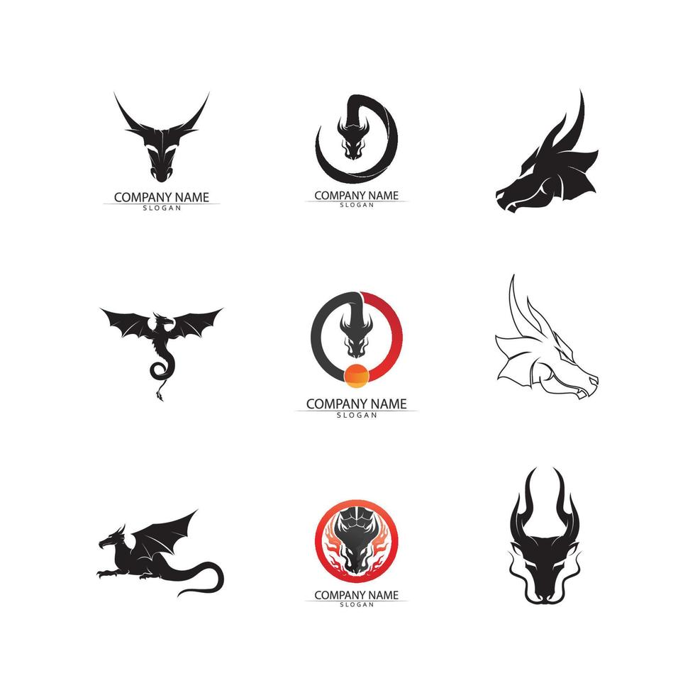 draak vectorillustratie pictogram vector