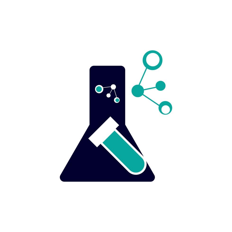 chemie logo vector sjabloon illustratie