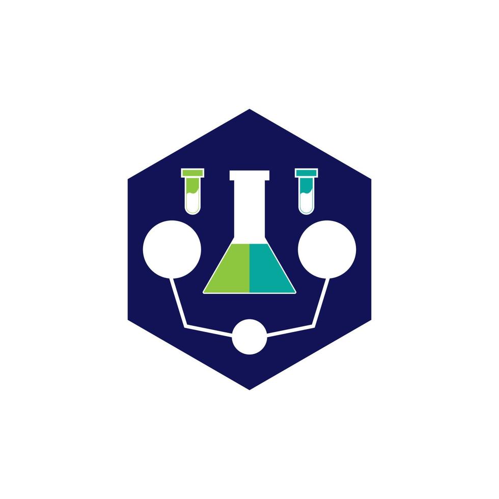 chemie logo vector sjabloon illustratie