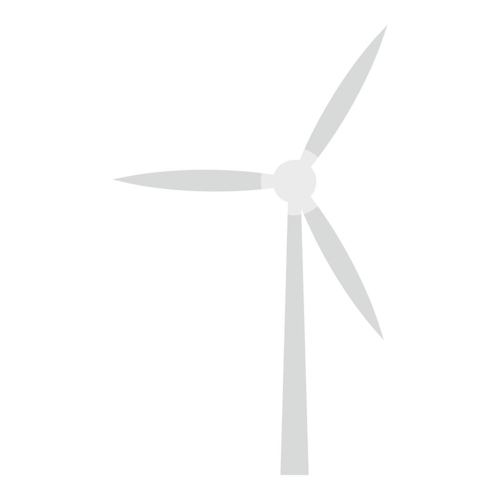 wind turbine icoon, vlak stijl vector