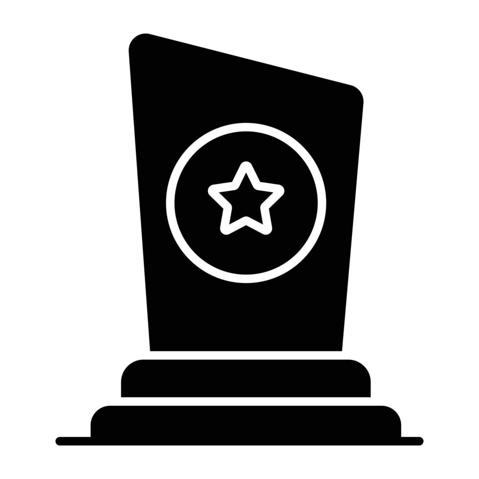een uniek ontwerp icoon van triomf vector