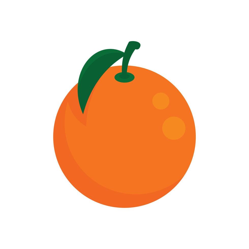 grapefruit icoon, vlak stijl vector