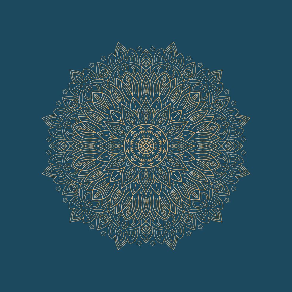 luxe mandala-ontwerp vector