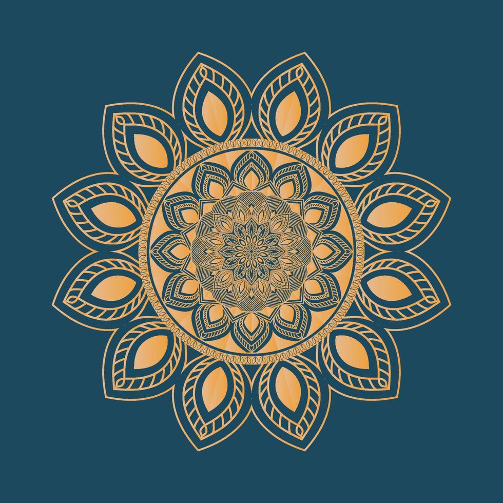 luxe mandala-ontwerp vector