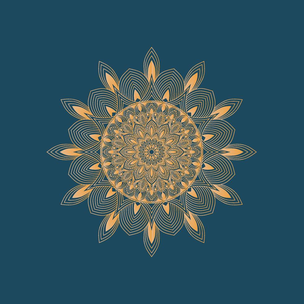 luxe mandala-ontwerp vector