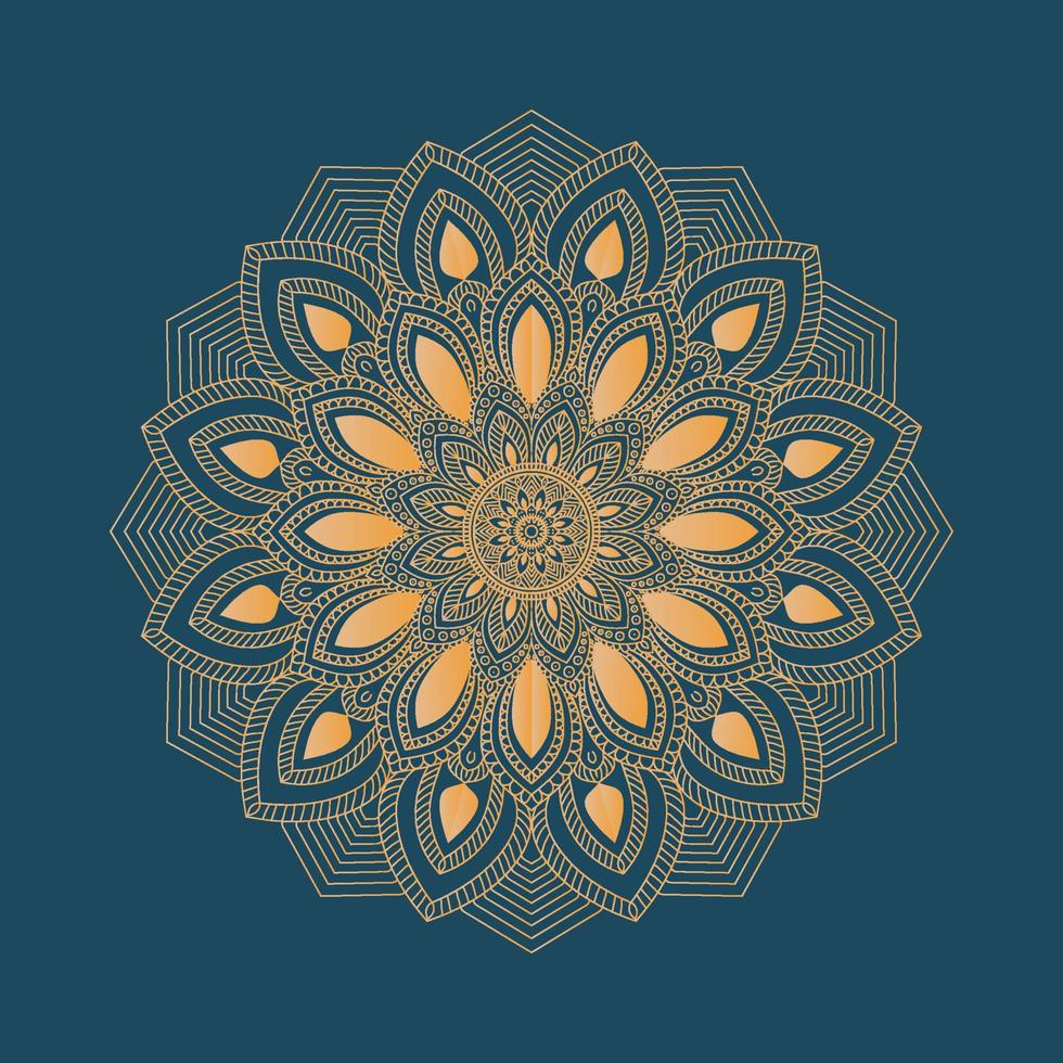 luxe mandala-ontwerp vector