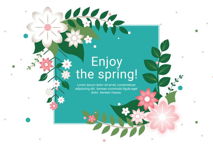 Gratis Spring Season Vector Achtergrond