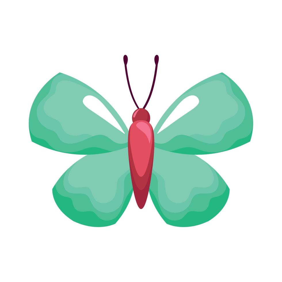 groen schoonheid vlinder insect vector
